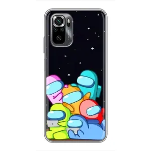 Чехол Амонг Ас для Xiaomi POCO M5s (AlphaPrint) (Скины в космосе)