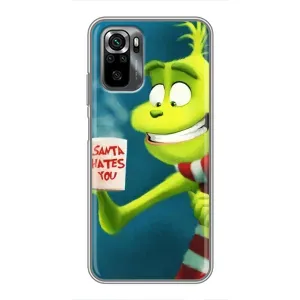 Різдвяні Чохли для Xiaomi POCO M5s (VPrint) (Зелений Грінч)