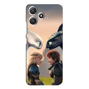 Чохол як приборкати дракона на Xiaomi POCO M6 Pro (5G) (Гикавка і Астрід)