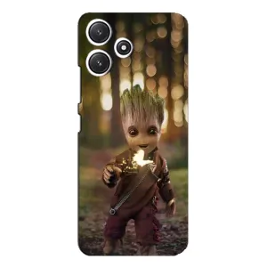Чохол МАРВЕЛ для Ксіаомі ПОКО М6 Про (5Д) (AlphaPrint) (I am Groot)