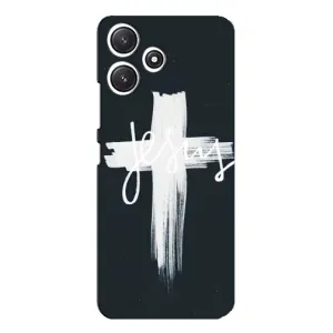 Чехол для Xiaomi POCO M6 Pro (5G) (AlphaPrint) - (Христианские) (Иисус)