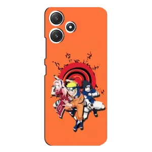 Naruto Anime Чохли для Ксіаомі ПОКО М6 Про (5Д) (AlphaPrint) (команда Наруто)