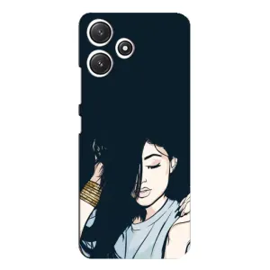 Чохол з друком для Xiaomi POCO M6 Pro (5G) - (Мода) (AlphaPrint) (Гарна дівчина)