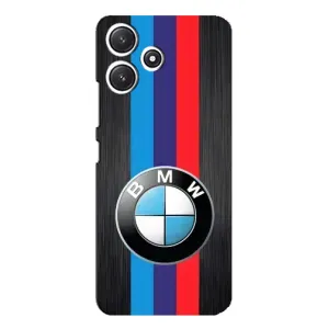 Чохол для Ксіаомі ПОКО М6 Про (5Д) - з принтом БМВ (AlphaPrint) (Лого BMW)