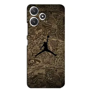 Чехлы для Xiaomi POCO M6 Pro (5G) - с картинкой JORDAN (AlphaPrint) (Logo Jordan)