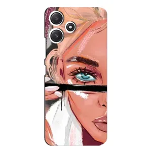 Чохол з друком для Xiaomi POCO M6 Pro (5G) - (Мода) (AlphaPrint) (Макіяж)