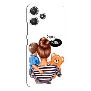 Чохол з друком для Xiaomi POCO M6 Pro (5G) - (Мама з дитинкою) (AlphaPrint) (Мама з синочком)