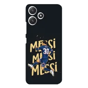 Чохли для Xiaomi POCO M6 Pro (5G) (Leo чемпіон) (AlphaPrint) (Messi ПСЖ)