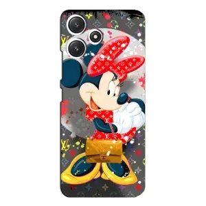 Чехол Disney Mouse Xiaomi POCO M6 Pro (5G) (PREMIUMPrint) (Minni с бантиком)