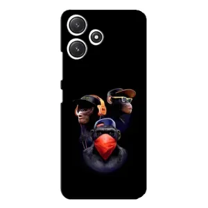 Чохол з Мавпами Xiaomi POCO M6 Pro (5G) - (AlphaPrint) (Три мавпи)