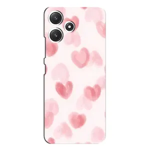 Чохол з розовим принтом для Xiaomi POCO M6 Pro (5G) (Рожеві сердечки)