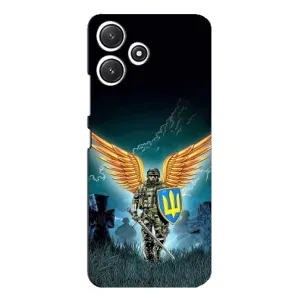 Чехлы с картинкой ЗСУ для Xiaomi POCO M6 Pro (5G) (AlphaPrint) (Солдат ЗСУ)