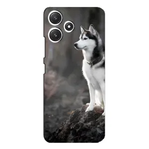Чохол з Хаскі Xiaomi POCO M6 Pro (5G) - (AlphaPrint) (Вірний собака)