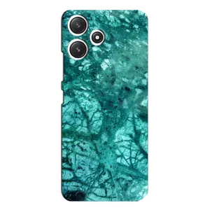 Мраморний чехол на Xiaomi POCO M6 Pro (5G) (VPrint) (Зелений мрамор)