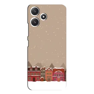 Новорічні, Святкові Чохли для Xiaomi POCO M6 Pro (5G) - 2024 год (Зимове місто)
