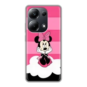 Эксклюзивный чехол для Xiaomi POCO M6 Pro (AlphaPrint - Мультяшные) (Девочка Maus)