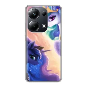 Чехол для Поко М6 Про - (Единорожки - Новинки) (AlphaPrint) (Единорожки)