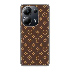 Чехлы Луи Витон для Xiaomi POCO M6 Pro (AlphaPrint - LOUIS VUITTON) (фон LOUIS VUITTON)
