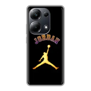 Чехлы для Xiaomi POCO M6 Pro - с картинкой JORDAN (AlphaPrint) (Jordan Gold)
