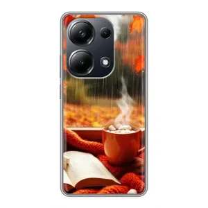 Чехол с принтом «Кофе и дождь» для Xiaomi POCO M6 Pro
