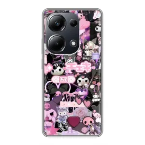 Чохол з кроликом Куромі на Xiaomi POCO M6 Pro (Колаж Куромі)