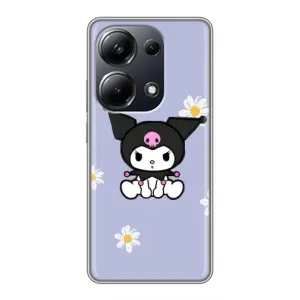 Чохол з кроликом Куромі на Xiaomi POCO M6 Pro (Куромі в квітах)
