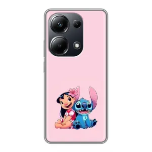 Чехол с принтом Стич на Xiaomi POCO M6 Pro (Лило и Стич)