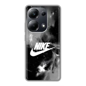 Чехол для Xiaomi POCO M6 Pro - с принтом Найк (AlphaPrint) (Лого Найк)