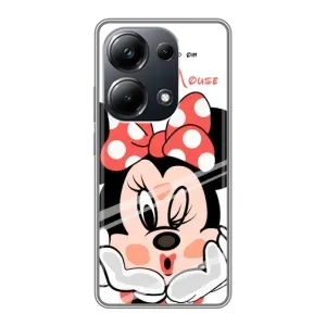 Эксклюзивный чехол для Xiaomi POCO M6 Pro (AlphaPrint - Мультяшные) (Маус Минни)