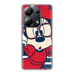 Эксклюзивный чехол для Xiaomi POCO M6 Pro (AlphaPrint - Мультяшные) (Маус в очках)