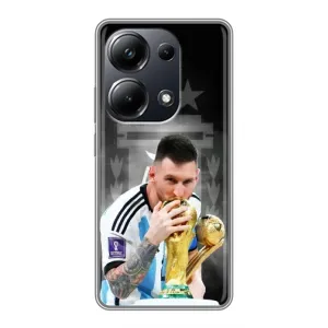Чехлы для Xiaomi POCO M6 Pro (Leo чемпион) (AlphaPrint) (Месси Чемпион)