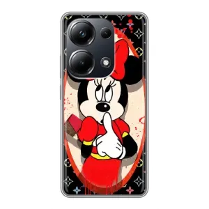 Чехол Disney Mouse Xiaomi POCO M6 Pro (PREMIUMPrint) (Минни Маус ЛВ)