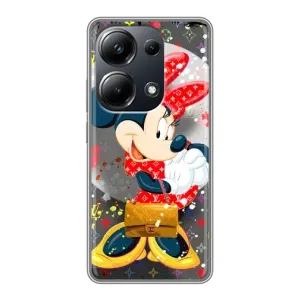 Чехол Disney Mouse Xiaomi POCO M6 Pro (PREMIUMPrint) (Minni с бантиком)