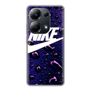Чехол для Xiaomi POCO M6 Pro - с принтом Найк (AlphaPrint) (Найк принт)