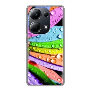 Чехлы (ART) Цветы на Xiaomi POCO M6 Pro (VPrint) (Семицветик)