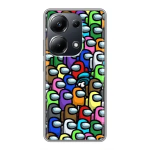 Чохли Амонг Ас для Xiaomi POCO M6 Pro (AlphaPrint) (Убитий)