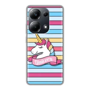 Чехол для Поко М6 Про - (Единорожки - Новинки) (AlphaPrint) (Unicorn)