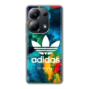 Чехлы Адидас для Xiaomi POCO M6 Pro (AlphaPrint) (Яркий Адидас)