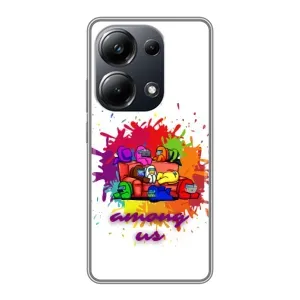 Чохли Амонг Ас для Xiaomi POCO M6 Pro (AlphaPrint) (Яскравий АмонгАс)