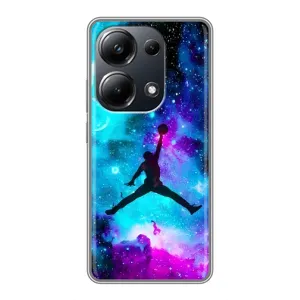 Чехлы для Xiaomi POCO M6 Pro - с картинкой JORDAN (AlphaPrint) (Яркий Джордан)