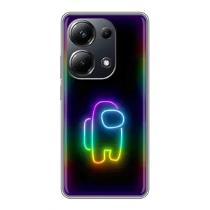 Чохли Амонг Ас для Xiaomi POCO M6 Pro (AlphaPrint) (Яскравий скін)