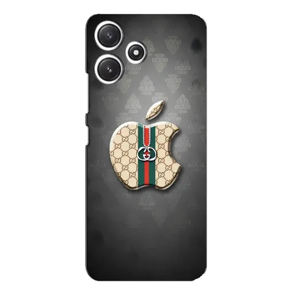 Чохол з принтом «Apple gucci» для Xiaomi POCO M6