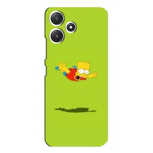 Чехол с Симпсонами для Xiaomi POCO M6 (VPrint) (Барт Симпсон)