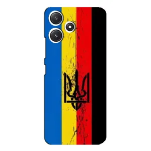 Украинские Чехлы для Xiaomi POCO M6 с картинкой УПА (AlphaPrint) (Прапор УПА)