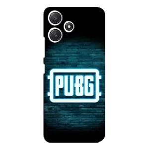 Чехол PUBG для Сяоми Поко М6 (AlphaPrint) (Лого PUBG)