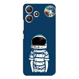 Чехол NASA для Xiaomi POCO M6 (AlphaPrint) (Мальчик в шлеме)