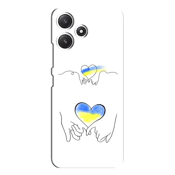Чохол з принтом «Мир Україні» для Xiaomi POCO M6