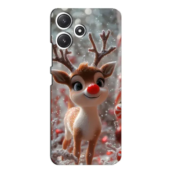 Чохол з принтом «Олень з носом» для Xiaomi POCO M6