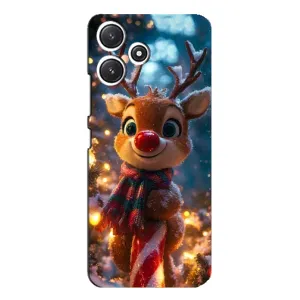 Чохол з принтом «Олень з шарфом» для Xiaomi POCO M6