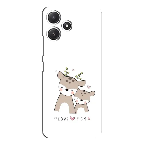Чохол з принтом «Оленята мама і малюк» для Xiaomi POCO M6 Чохол з принтом «Оленята мама і малюк» для Xiaomi POCO M6